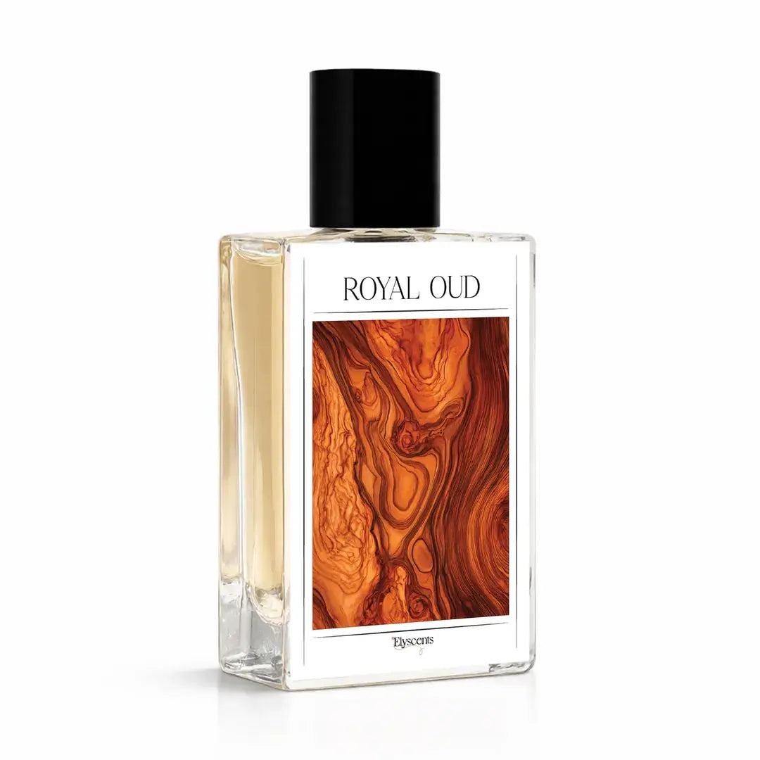 Royal Oud perfume by Elyscents with saffron fragrance notes for men