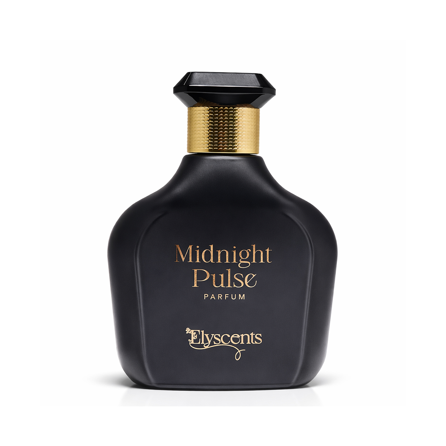 Midnight Pulse bold spicy woody perfume bottle by Elyscents UAE