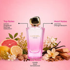 Lamara fresh floral perfume bottle for women by Elyscents UAE